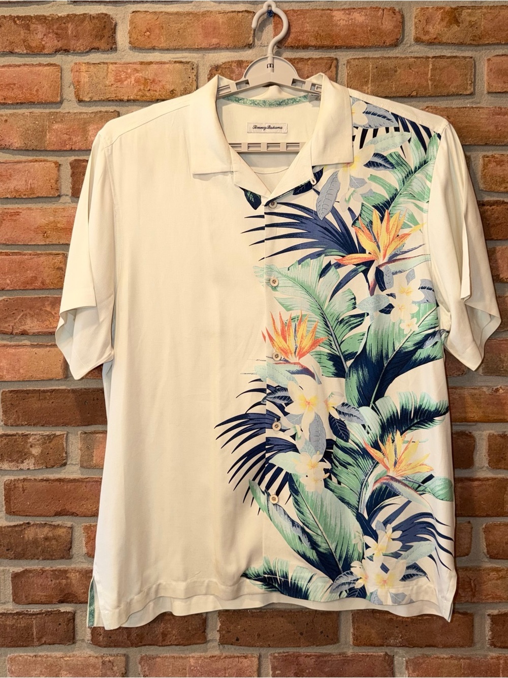 Tommy Bahama 100% Silk Tropical Camp Shirt Men’s XL